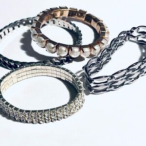Mixed Bracelet Bundle - Stretch Bracelet, Bangle Bracelet, Bundles